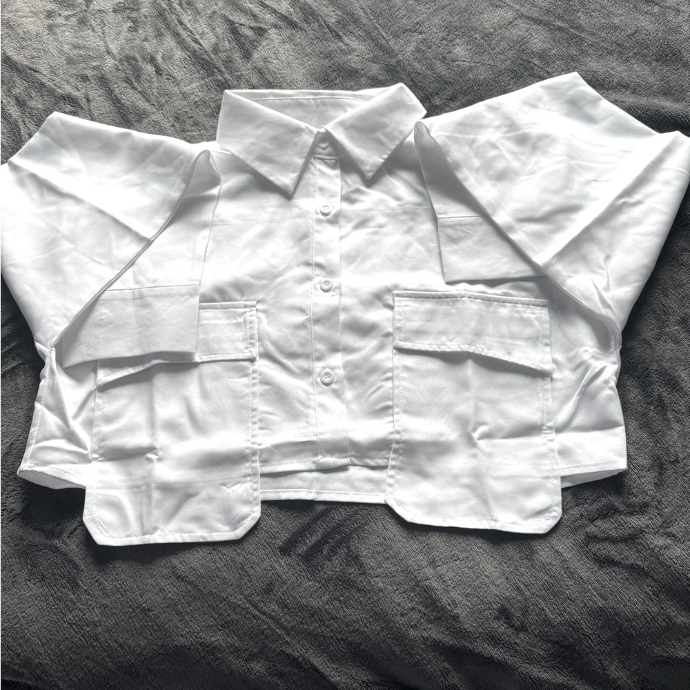 Amazon White Blouse Crisp Professional Top